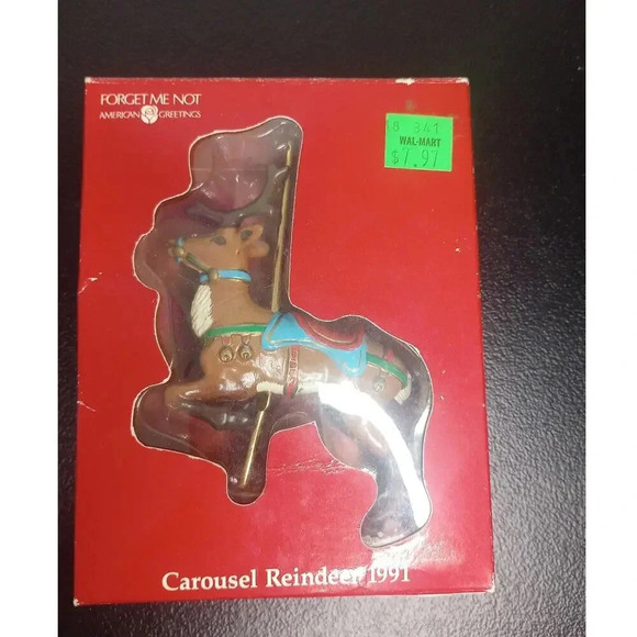 American Greetings Other - Vintage Reindeer Ornament 1991